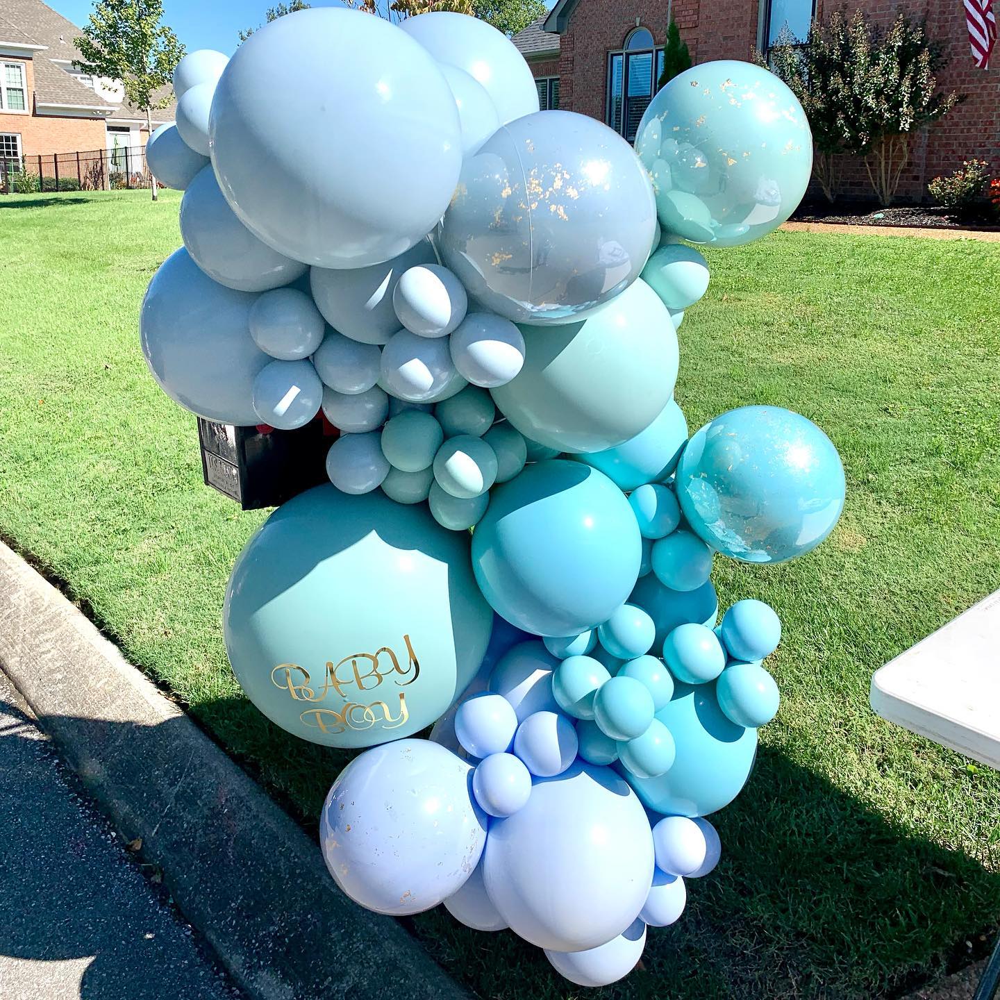 Baby Boy Balloon Arrangement