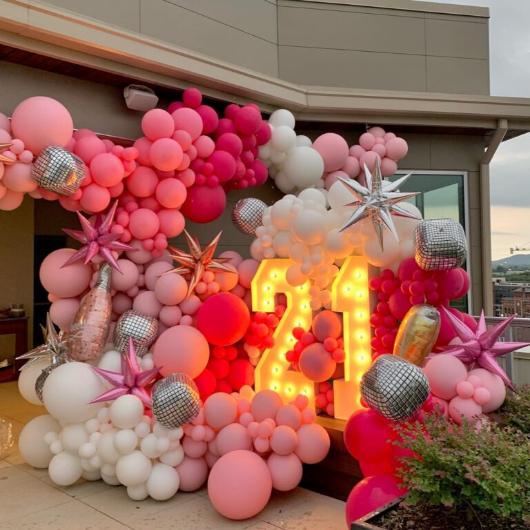 17 Underground Formal Balloon Decor Ideas  balloons, party decorations,  balloon decorations